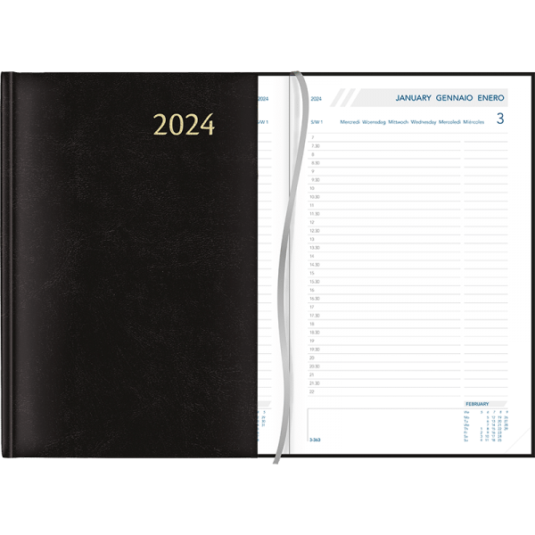 Agenda Daily 2024 - Zwart