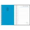 Agenda Daily 2024 wire-o - Blauw