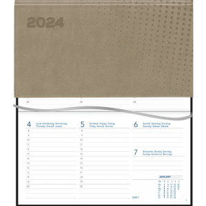 Agenda Novoplan 2024 gebonden Vivella beige