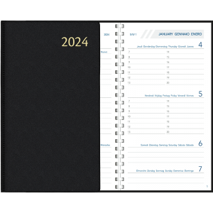 Agenda Visuplan 2024 perl - zwart