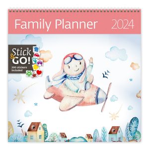 Muurkalender Family planner 2024