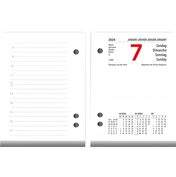 Memoblok 2024 - binnenkant