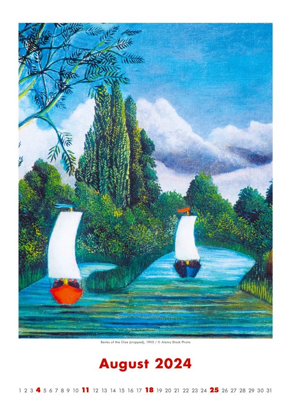 Kalender Art Naive - Henri Rousseau 2024 - Augustus