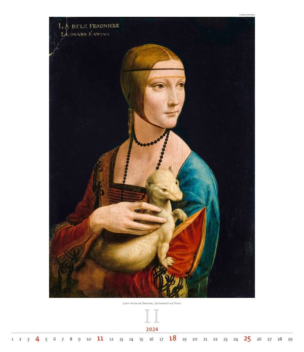 Kunstkalender Renaissance 2024 -Februari
