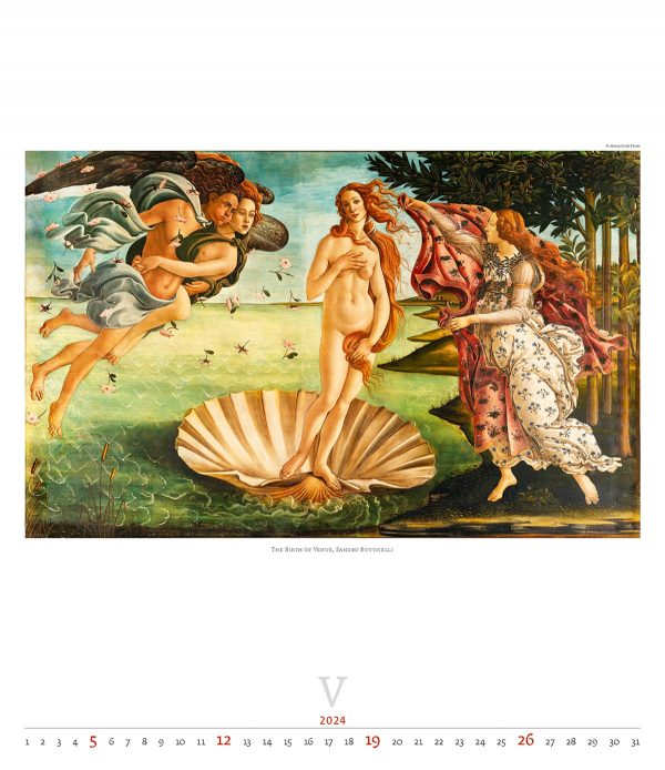 Kunstkalender Renaissance 2024 - Mei