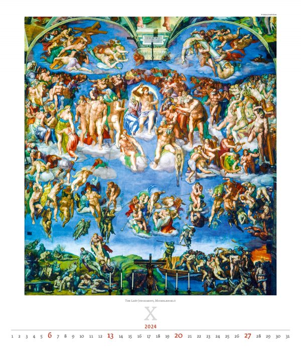 Kunstkalender Renaissance 2024 - Oktober