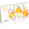 Kantoorkalender Flower Art 2024