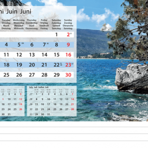 Kantoorkalender Serenity 2024 - Juni