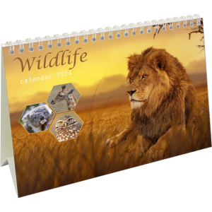 Kantoorkalender Wildlife 2024