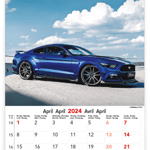 Muurkalender Sports Cars 2024 - April