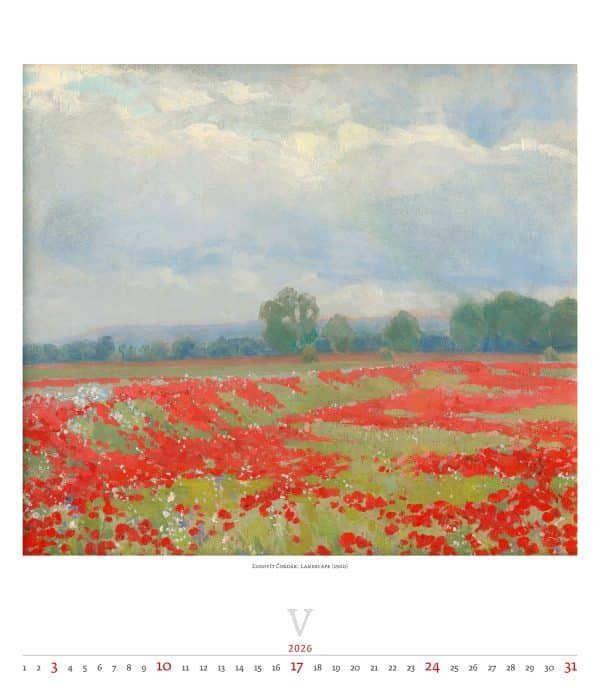 Kunstkalender Impressionism 2026 - mei