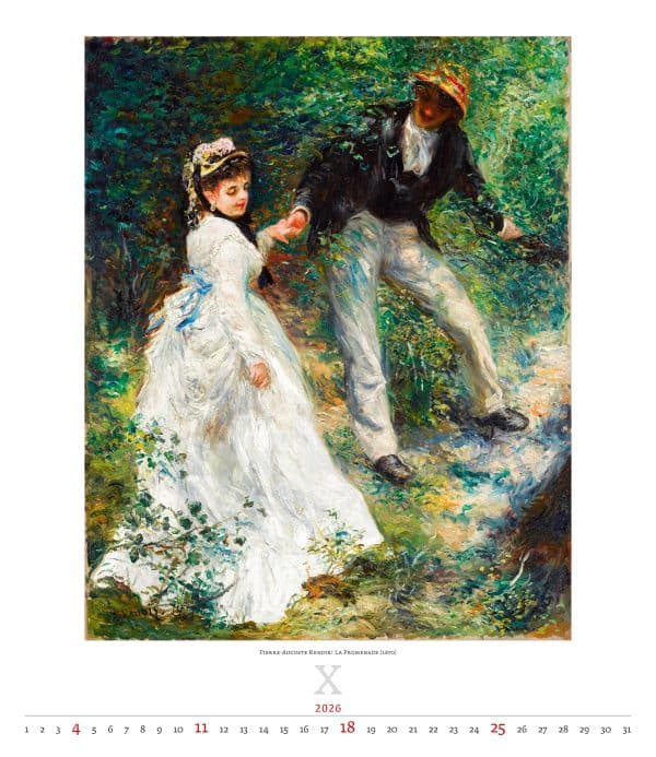 Kunstkalender Impressionism 2026 - oktober