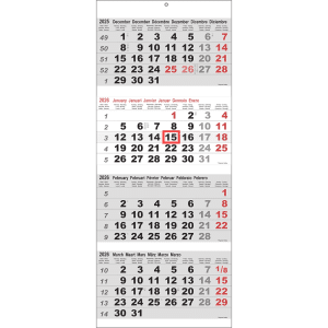 4-maandkalender Maxi 2026
