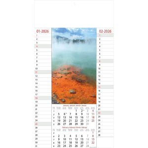 Muurkalender Amazing Nature 2026