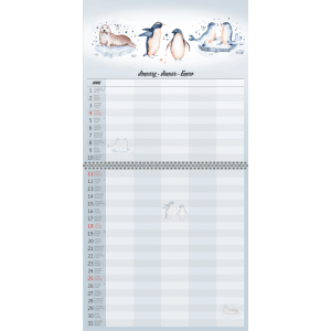 Muurkalender family Planner 2026 - januari
