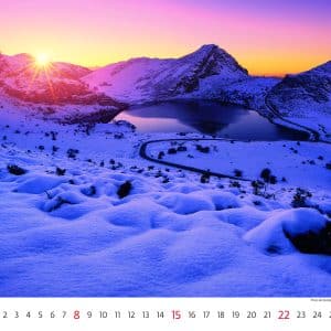 Muurkalender National Parks 2026 - februari
