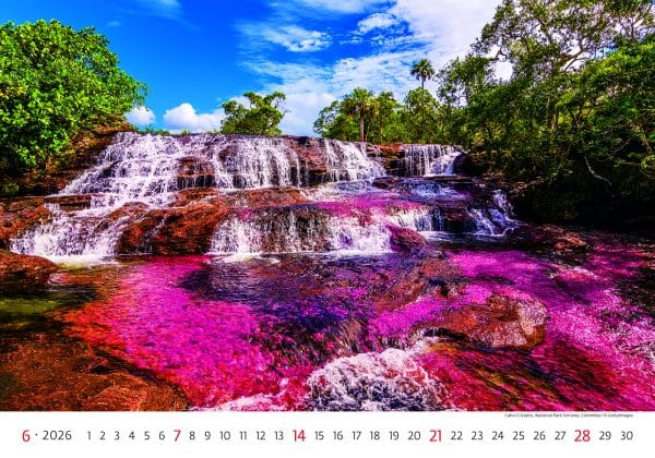 Muurkalender National Parks 2026 - juni