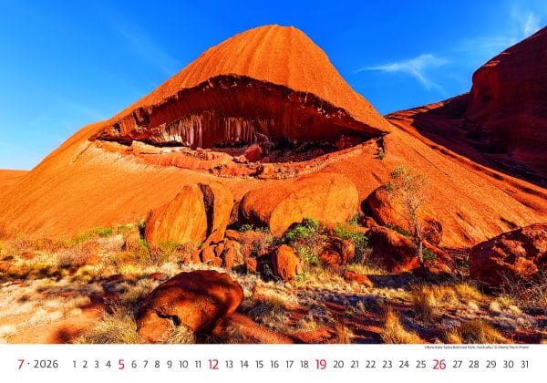 Muurkalender National Parks 2026 - juli