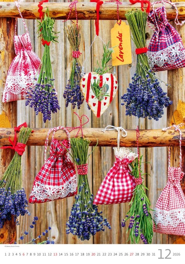 muurkalender Provence 2026 - december