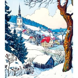 Muurkalender Art Naive 2026 - januari