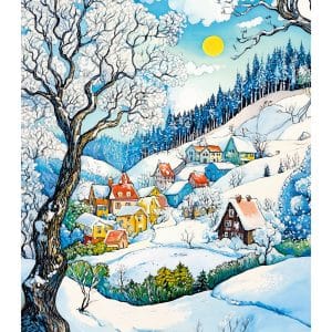 Muurkalender Art Naive 2026 - februari