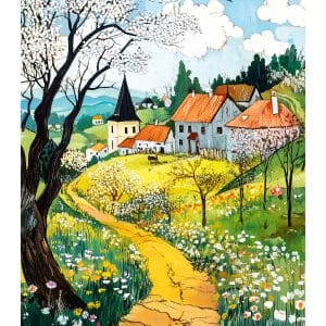 Muurkalender Art Naive 2026 - maart