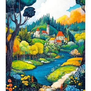 Muurkalender Art Naive 2026 - september