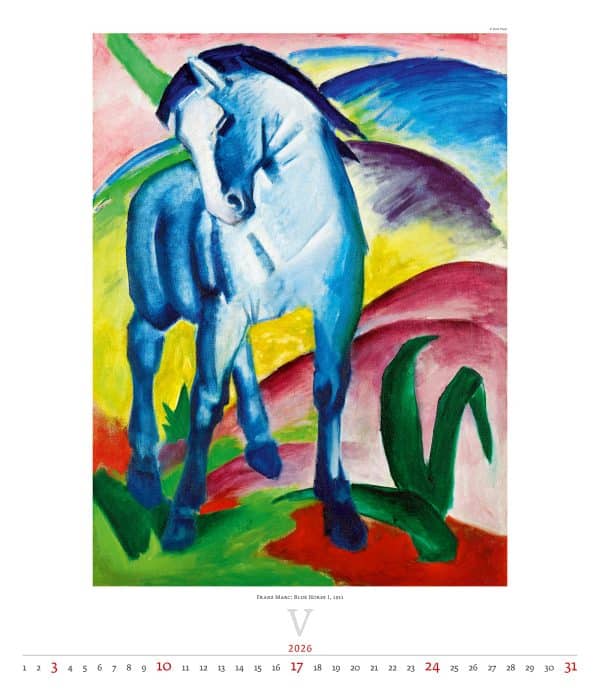 Kunstkalender Expressionism 2026 - mei