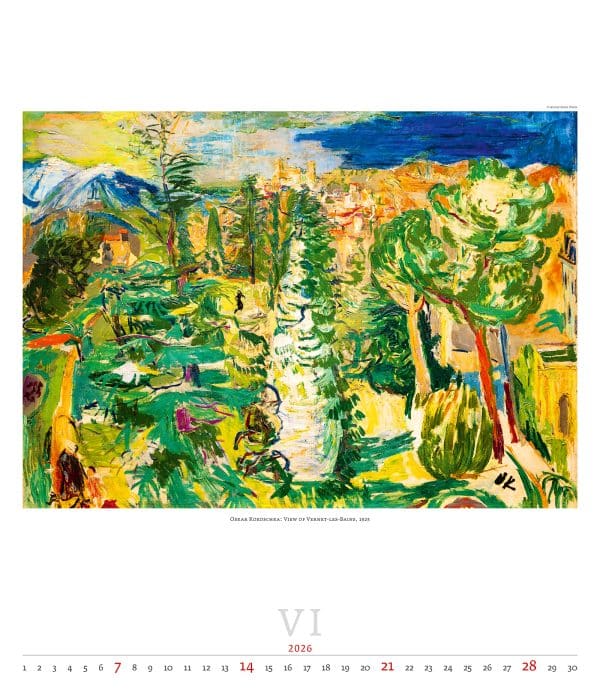 Kunstkalender Expressionism 2026 - juni