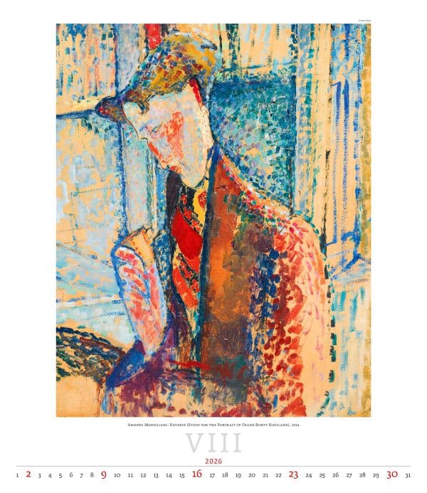Kunstkalender Expressionism 2026 - augustus