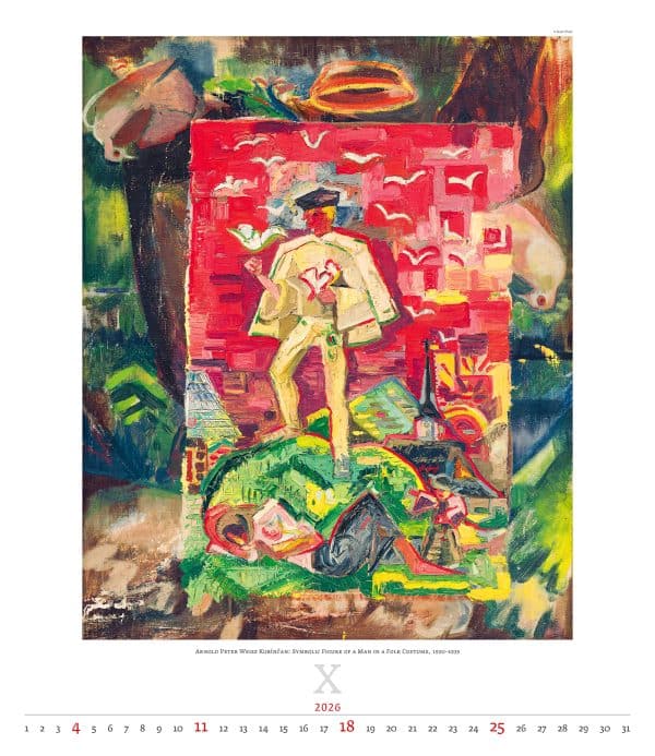 Kunstkalender Expressionism 2026 - oktober