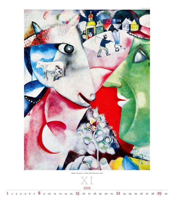 Kunstkalender Expressionism 2026 - november