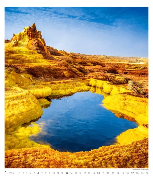 Muurkalender Geo Art 2026 - september