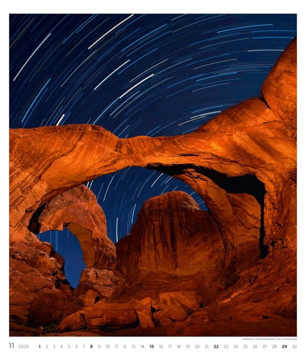 Muurkalender Geo Art 2026 - november