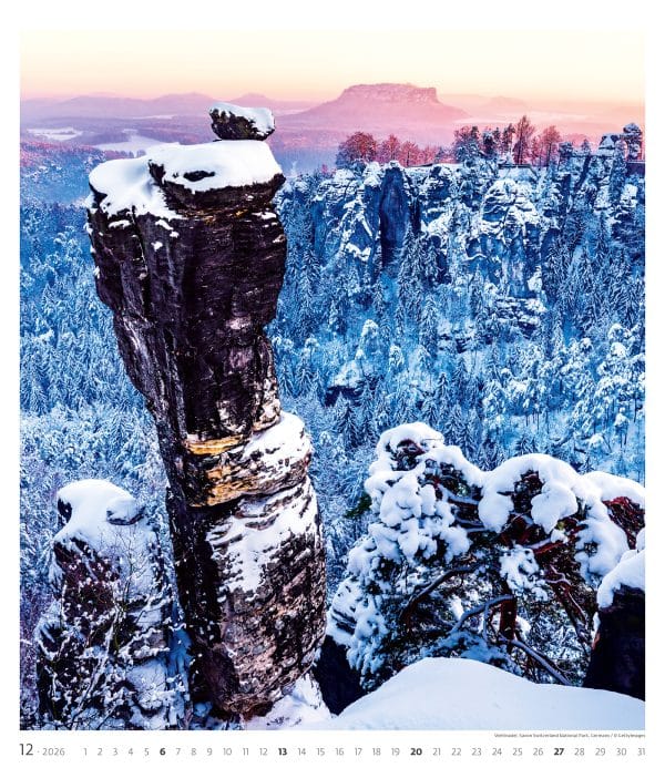 Muurkalender Geo Art 2026 - december