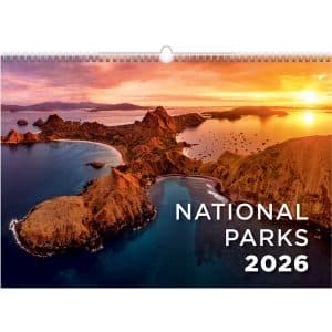 Muurkalender National Parks 2026