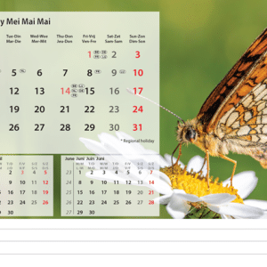 Bureaukalender Beautiful Nature 2026 - mei