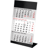Kantoorkalender 3-maand Color zwart 2026