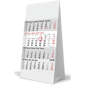 Kantoorkalender 4-maand 2026