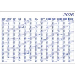 Jaarplanner 2026
