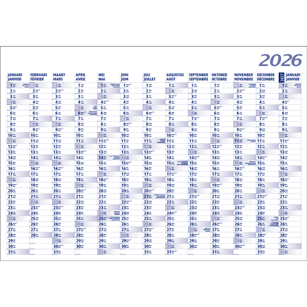 Jaarplanner 2026