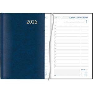 Agenda Daily 2026 gebonden Blauw