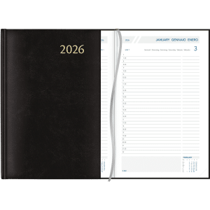 Agenda Daily 2026 gebonden zwart