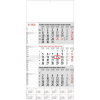 3-maandkalender Memo met jaaroverzicht 2026