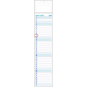 Strookkalender Midi 2026