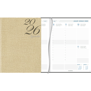 Weekagenda Business 2026 Beige