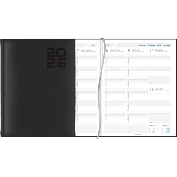 Weekagenda Plan-a-week 2026 zwart