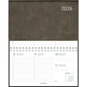Zakagenda Novoplan 2026 spiraal Grijs