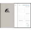 Zakagenda Visuplan 2026 gebonden mistgrijs