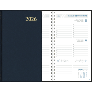 Zakagenda Visuplan 2026 perl blauw